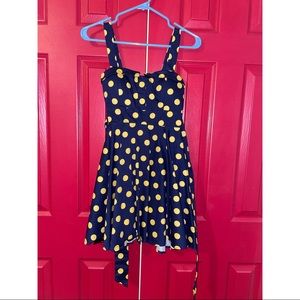 Sidecca Retro Vintage Inspired Polka Dot Dress